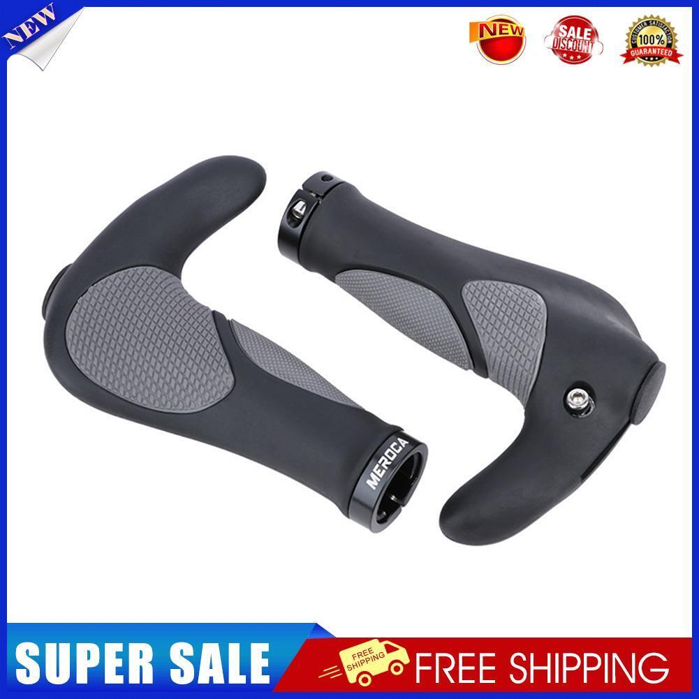 MEROCA 1 Pair MTB Bike Handlebar Grips Cover Ergonomic Bicycle Handle Grips