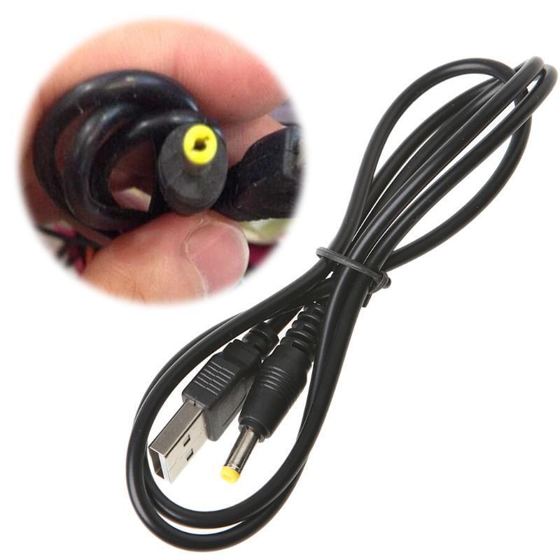 80cm USB DC Power Cable 4.0x1.7mm, 5V Barrel Jack Plug Male Connector Cord