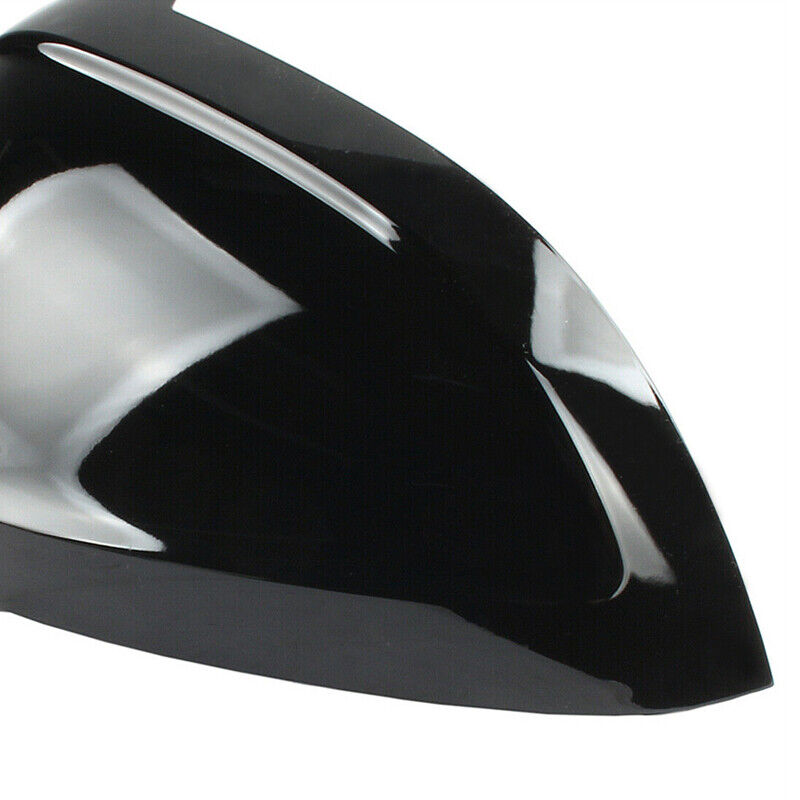Universal Black Right Door Rearview Mirror Cover Fit for Audi A4 S4 B9 A5 S5 RS4