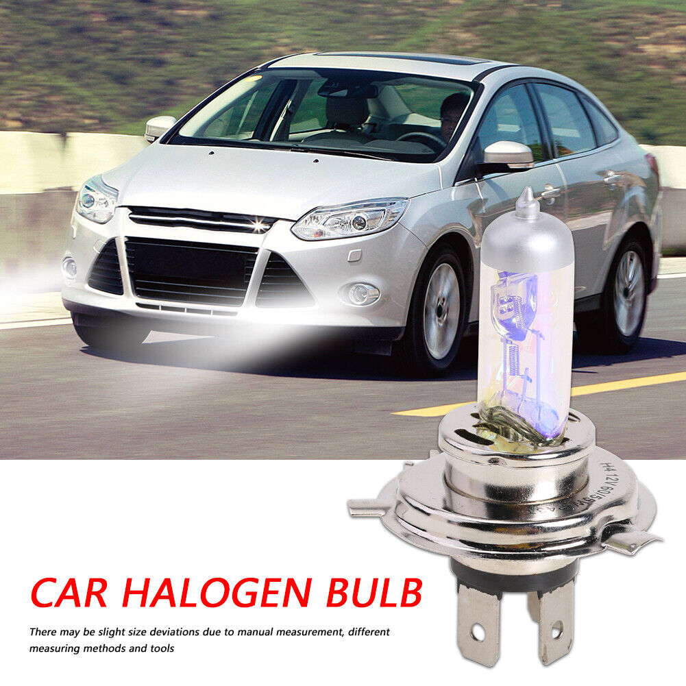 H4 Yellow Halogen Bulb 12V 60/55W 3000K for Car Headlight Fog Light Lamp