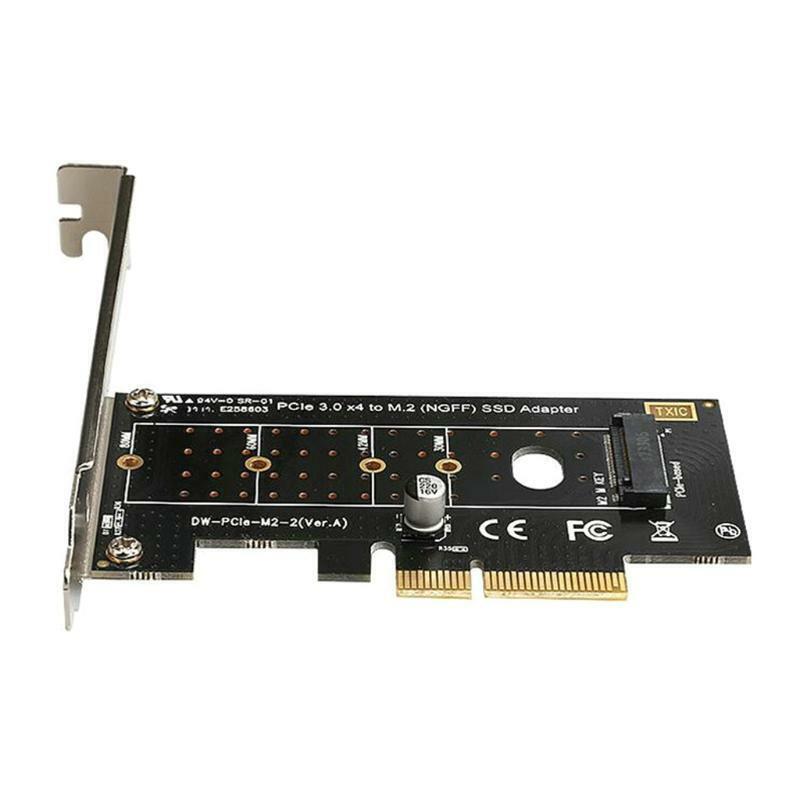 M.2 PCI Express NVMe or SSD to PCIe 3.0 x 4 Expansion Adapter Card Support NGFF-
