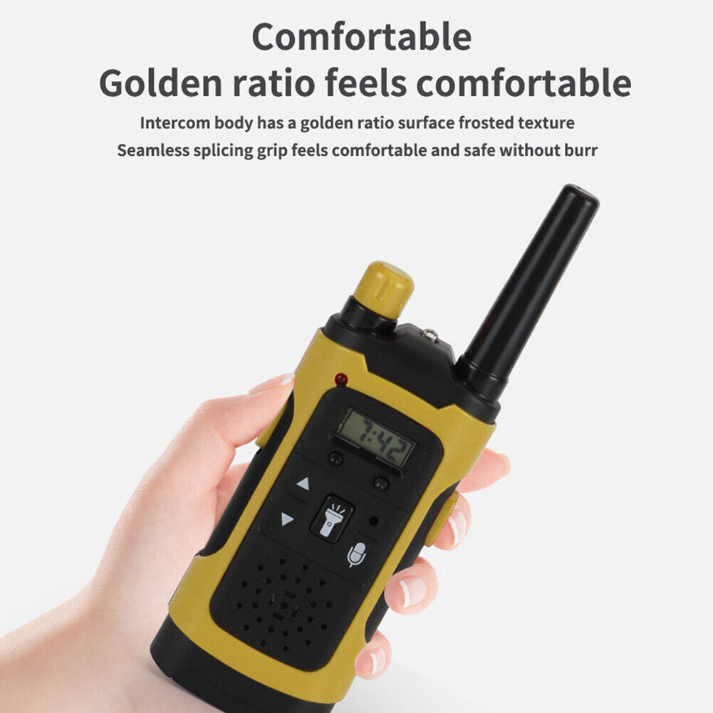 Kid Handheld Walkie Talkie Outdoor Radio Transceiver Interphone (Red)