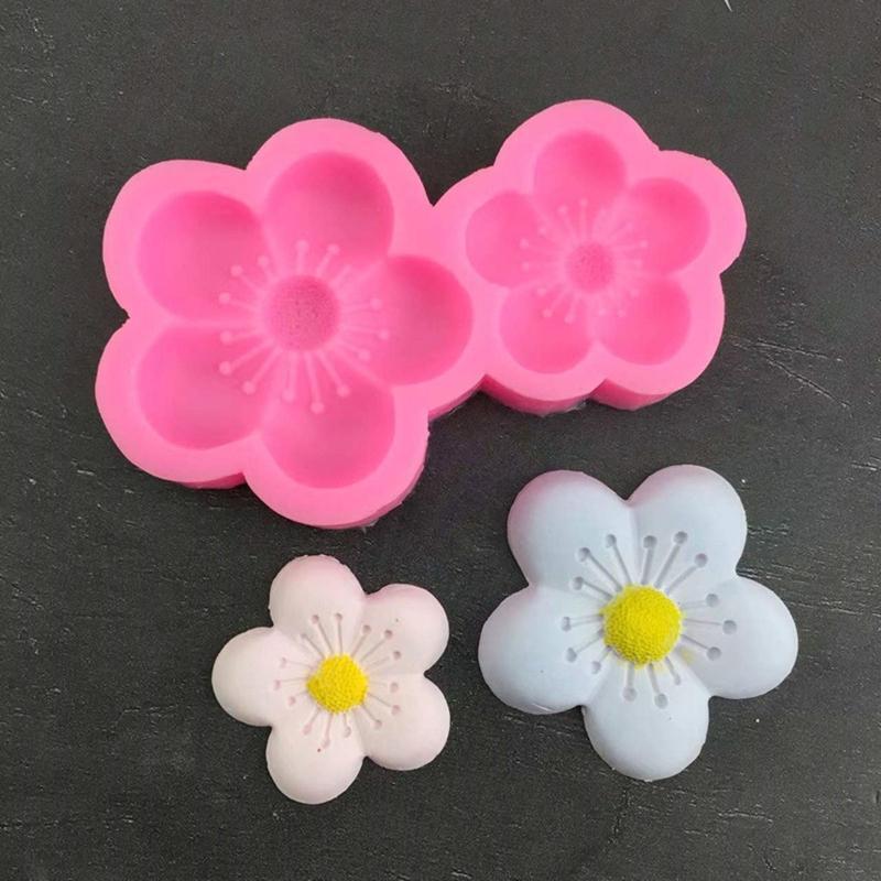 Cake Chocolate Baking Moulds Plum Shapes Perfect Gifts for Children Baking Lover