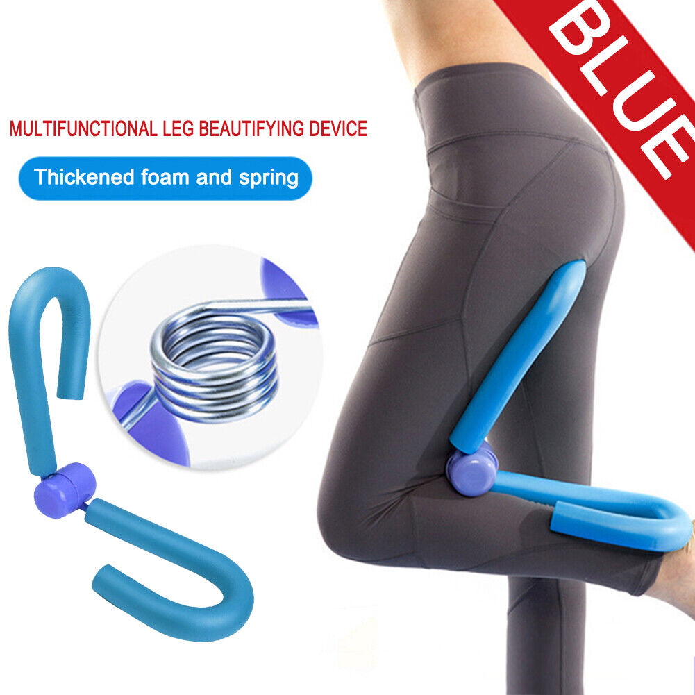 Leg Trainer Thigh Home Gym Sport Arm Chest Muscle Exerciser Clip (Blue)