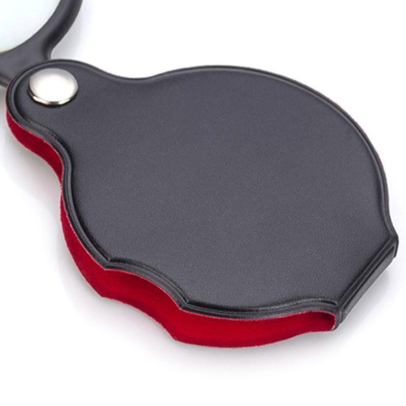 8X Jewelry Magnifier Folding Magnifying Glass Mini Pocket Hand Loupe Optical