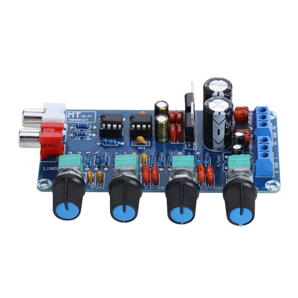 NE5532 OP-AMP HIFI Amplifier Preamplifier Volume Tone EQ Control Board DIY