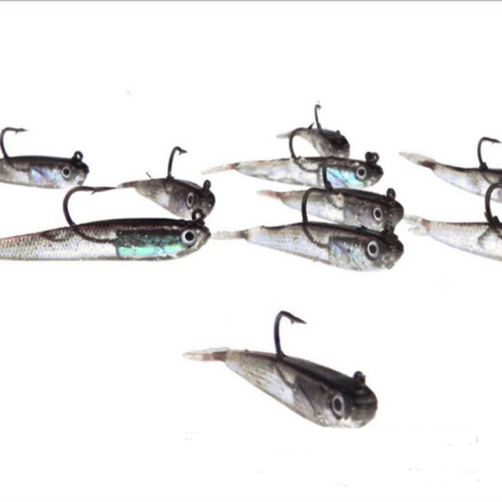 Crankbaits Fishing Tackle Silicone Soft Lures Trout Worm Hook Fish Baits