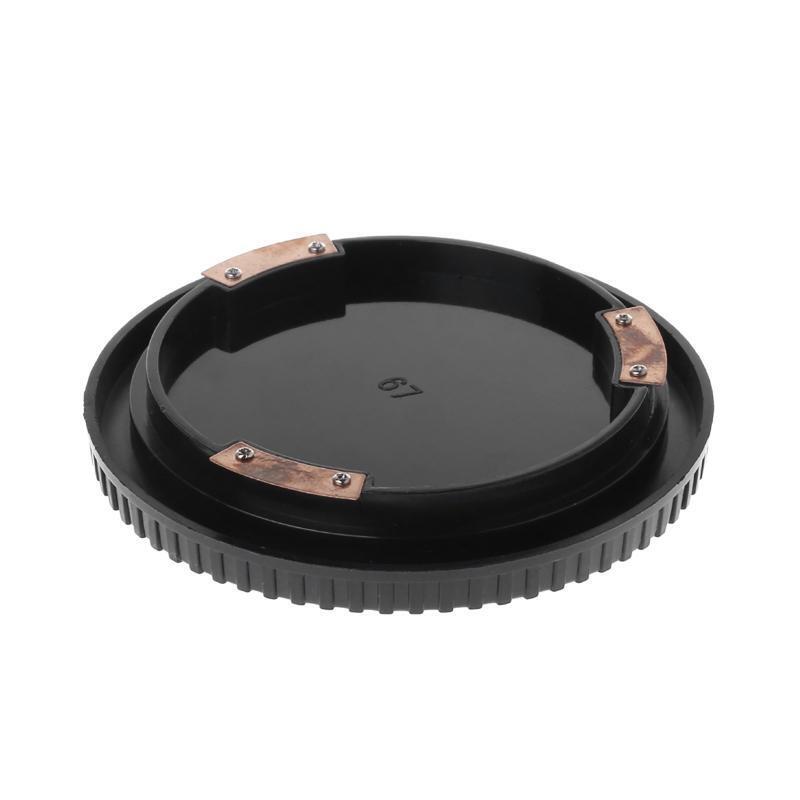 Rear Lens Body Cap Camera Cover Anti-dust Protection Plastic Black for PK67 Cam