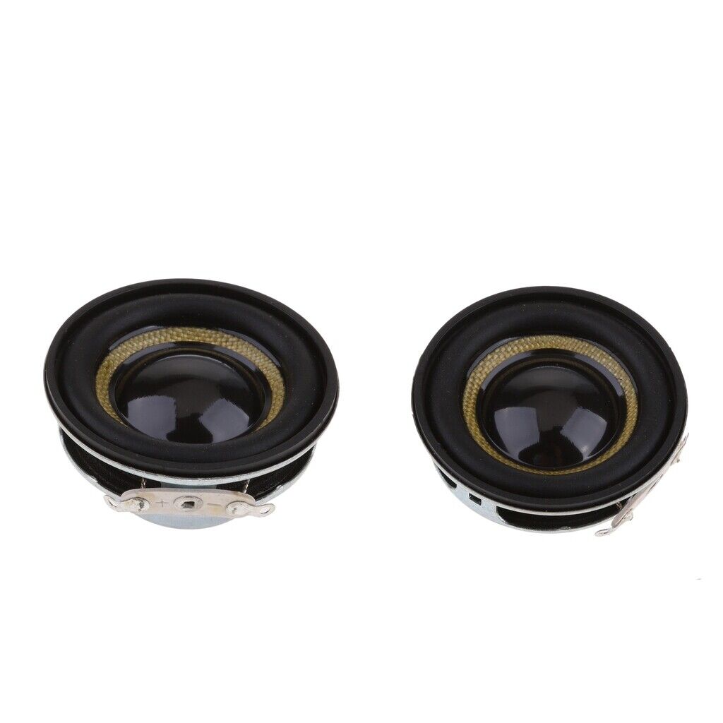 2pcs Mini 40mm 3W Stereo  Speaker 1.5" 4/  DIY Loudspeaker