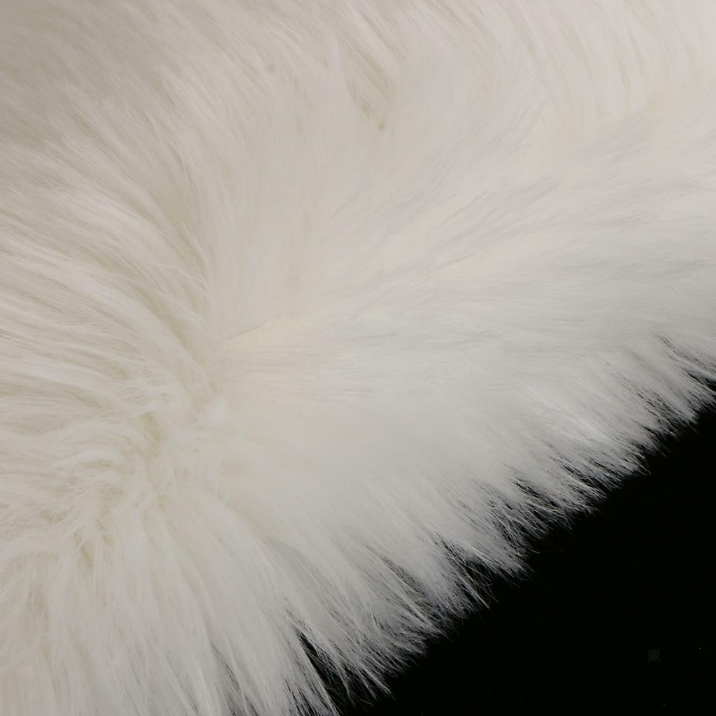 2 Pieces  Soft Faux Wool Shaggy Area Floor Rugs, Children Play Carpet For
