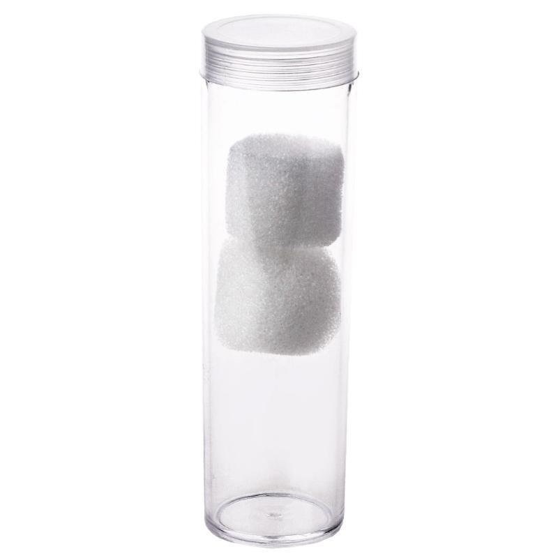 Round Plastic Storage Tube With Screw On Cap For 27mm Coins Or Holder Capsules