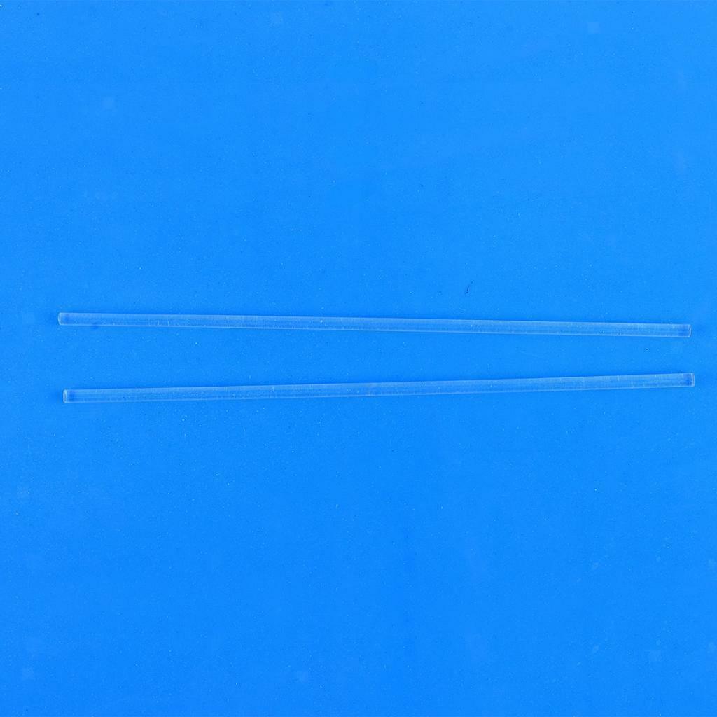 5pcs Long Clear Acrylic s Lucite Rod for  Table Scene Building