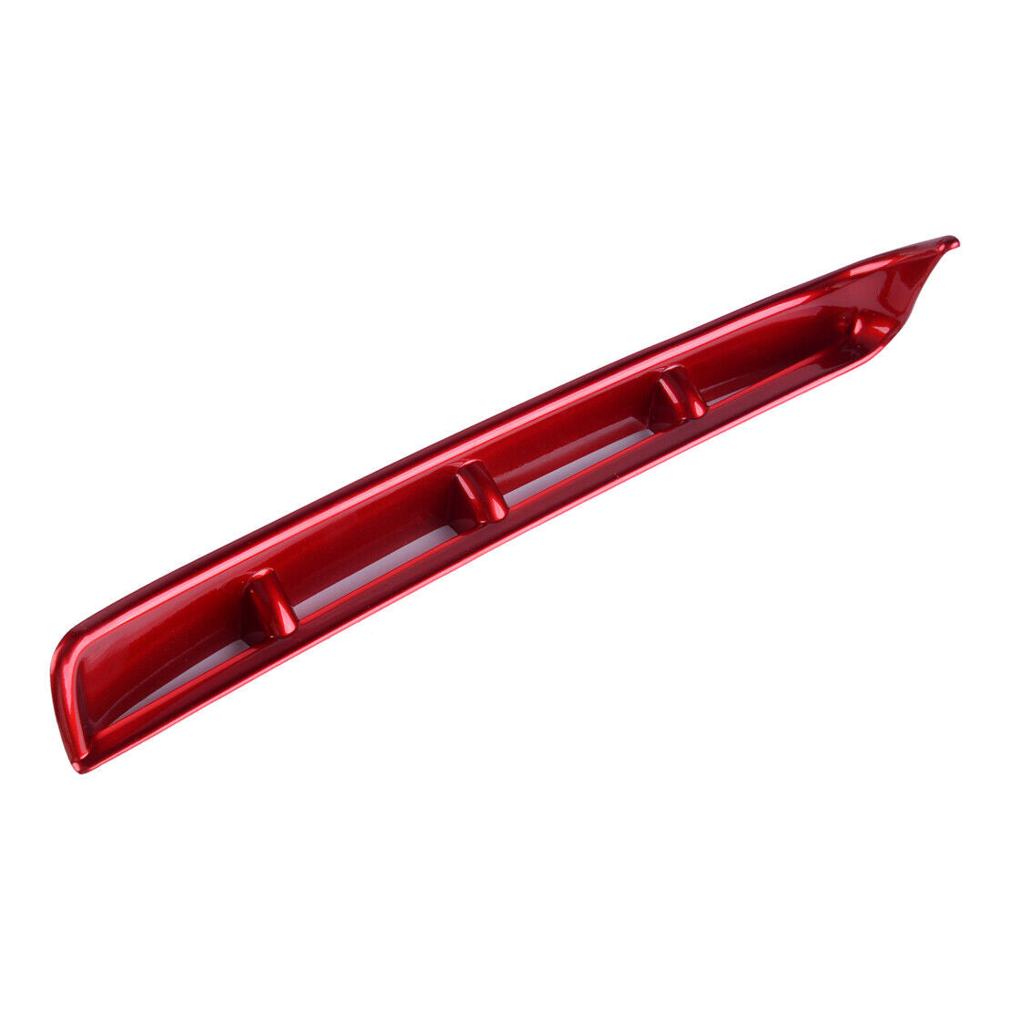 2x Red Headlight Eyebrow Decorative Trim Strip Fit For Hyundai Santa Fe 2019 Li