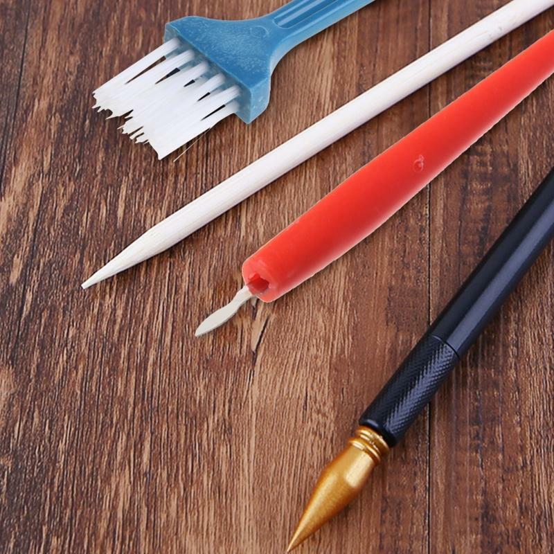 5Pcs Painting Drawing Scratch Arts Set Stick Scraper Pen Tools Creative DIY New