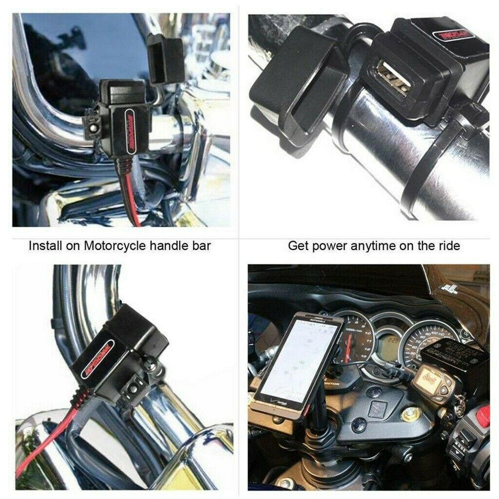 Accessories Motorbike Charger Outlet Crossover Sub Power Socket Adapter