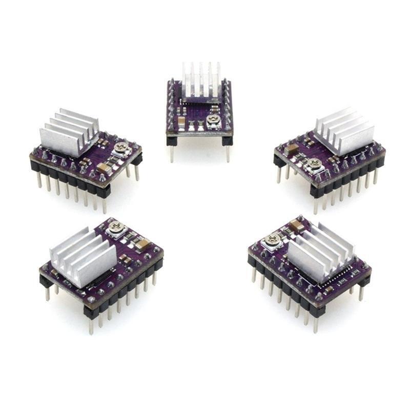 5pcs DRV8825 Stepper Motor Driver Module 4-Layer with Mini Heat Sink RP1.4 A4988
