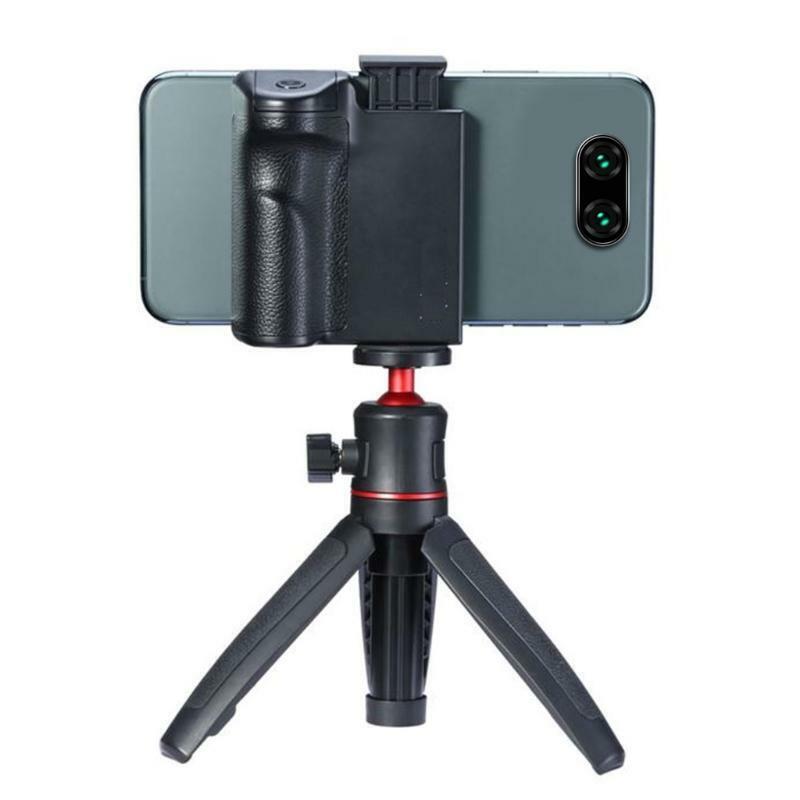 One-handed Shooting Aid Selfie Booster Handle Grip with Wireless Remote Shutter