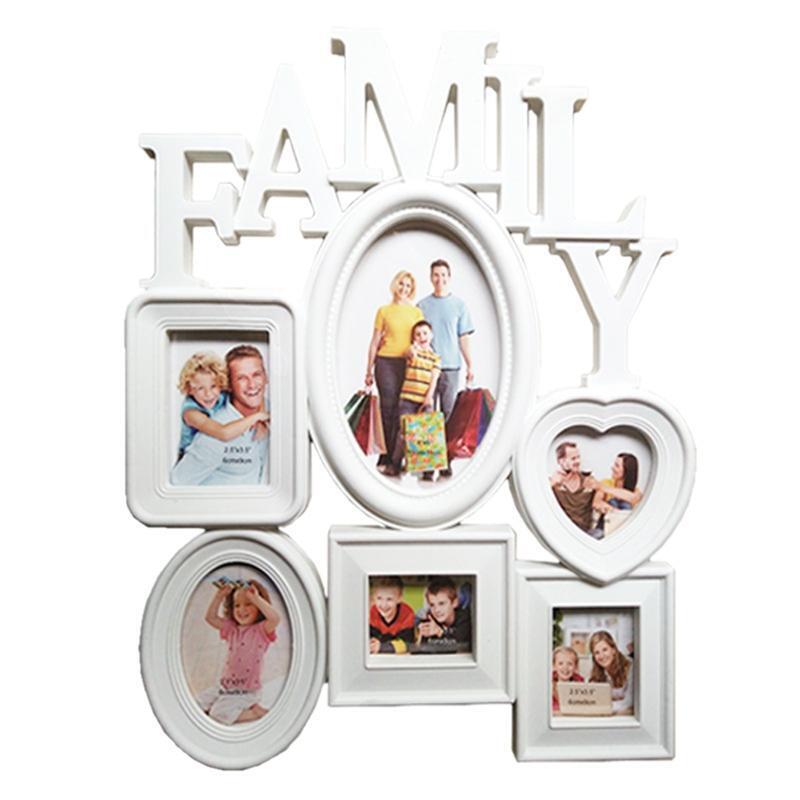 Family Photo Frame Wall Hanging Picture Holder Display Photography Props