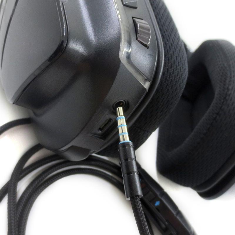 3.5mm Gaming Headset Audio Cable 1.5M  Long for G633 G635 G933 G935 Gaming