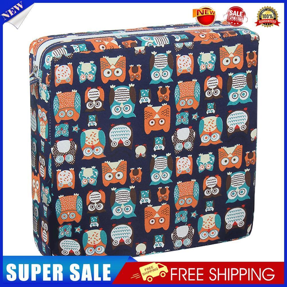 Removable Kids Chair Lifting Cushion Increased Seat Booster (Owl Blue)