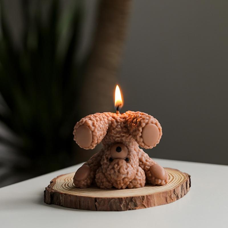 Silicone Handstand Bear Mold Candle Soap Plaster Crafts Handmade Making Mould