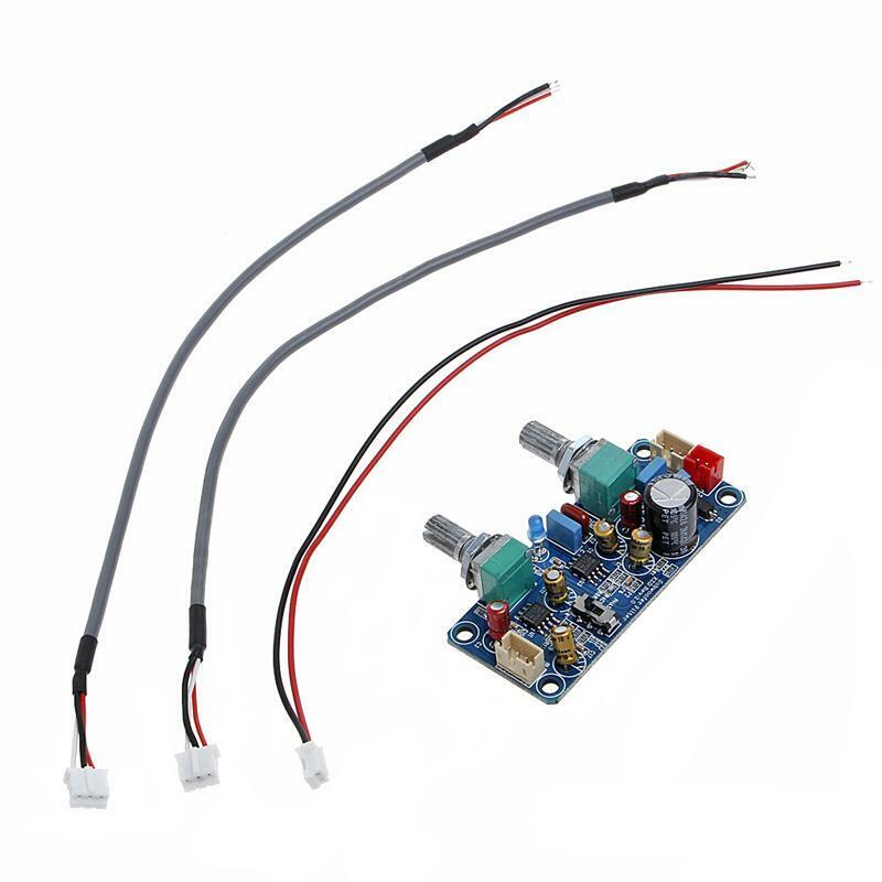 Single Power DC 9-32V Low Pass Filter Bass Subwoofer Pre-AMP Amplifier Board