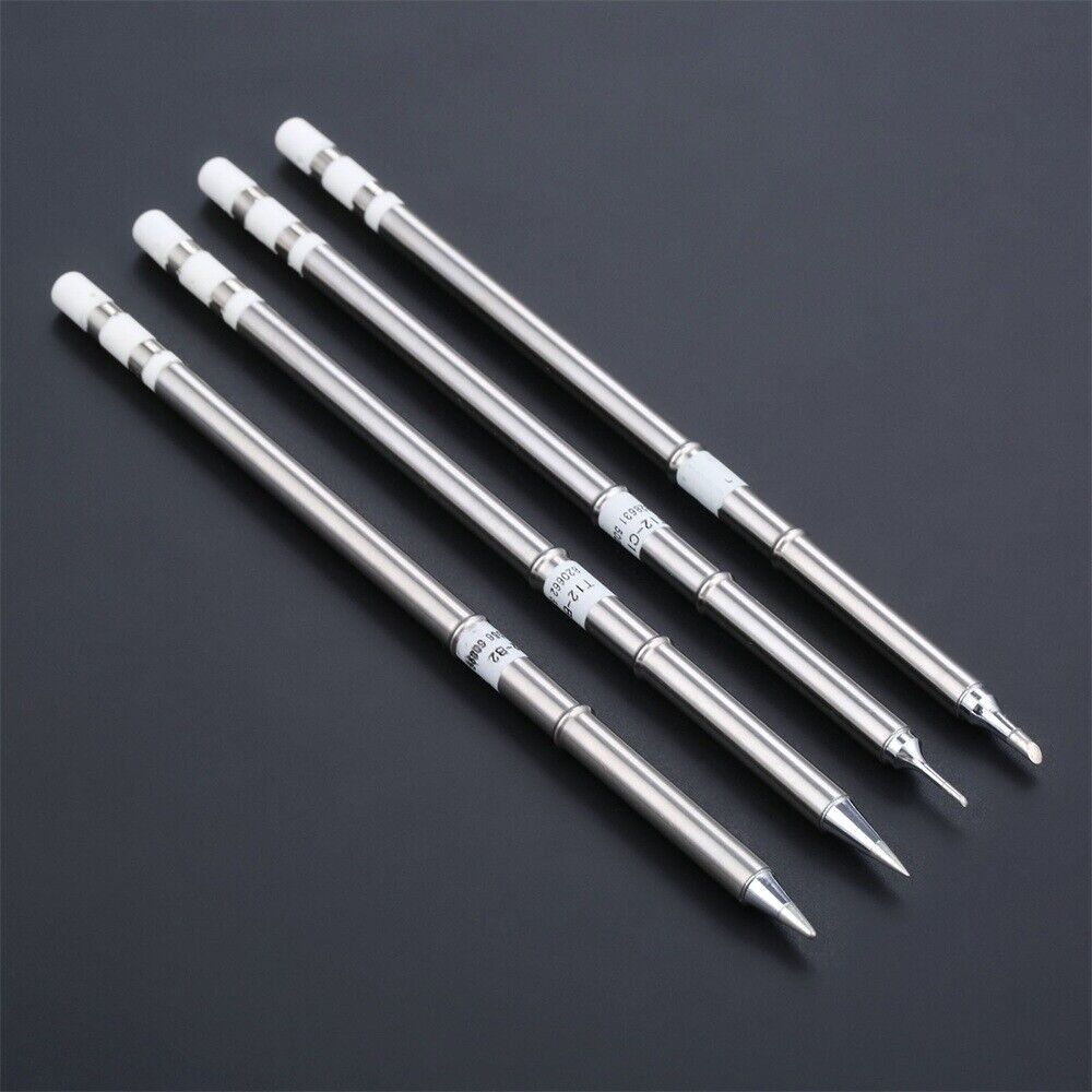 4pcs T12-BC2 T12-C1 T12-BL T12-B2 Solder Iron Tips For Welding Repair Tool New