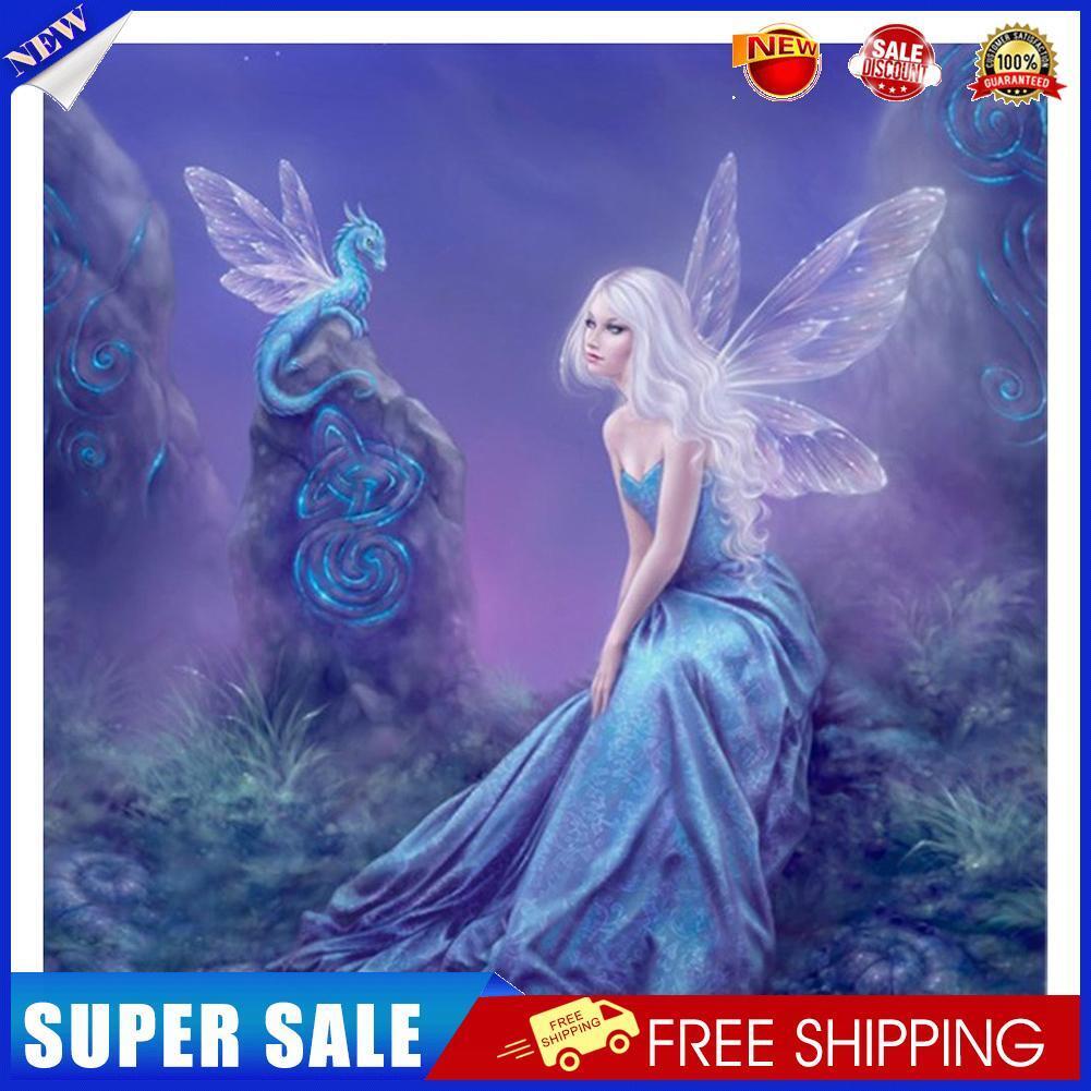 Elf Girl Round Diamond Painting Embroidery DIY Needlework Cross Stitch Set