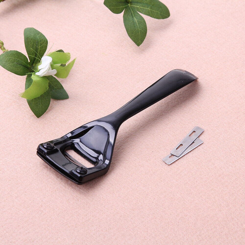 Leather Super Edge Skiving Skiver Metal w/ 3 Blades Folds Seams Tool(Black)