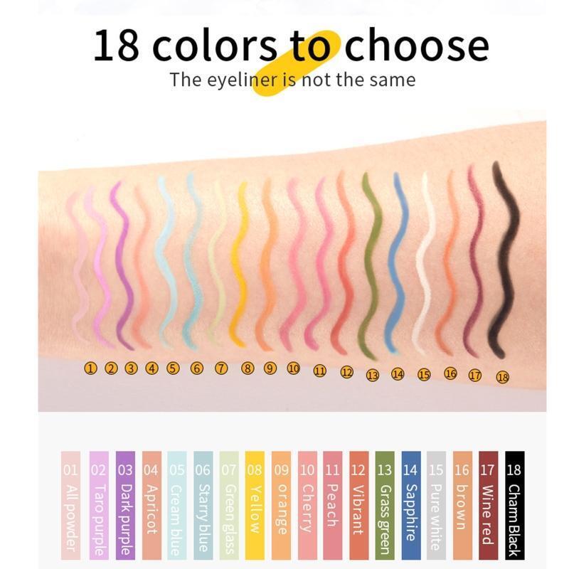 Pudaier Waterproof Eyeliner Long-lasting Eyeliner Pencil Eye Liner Cosmetic