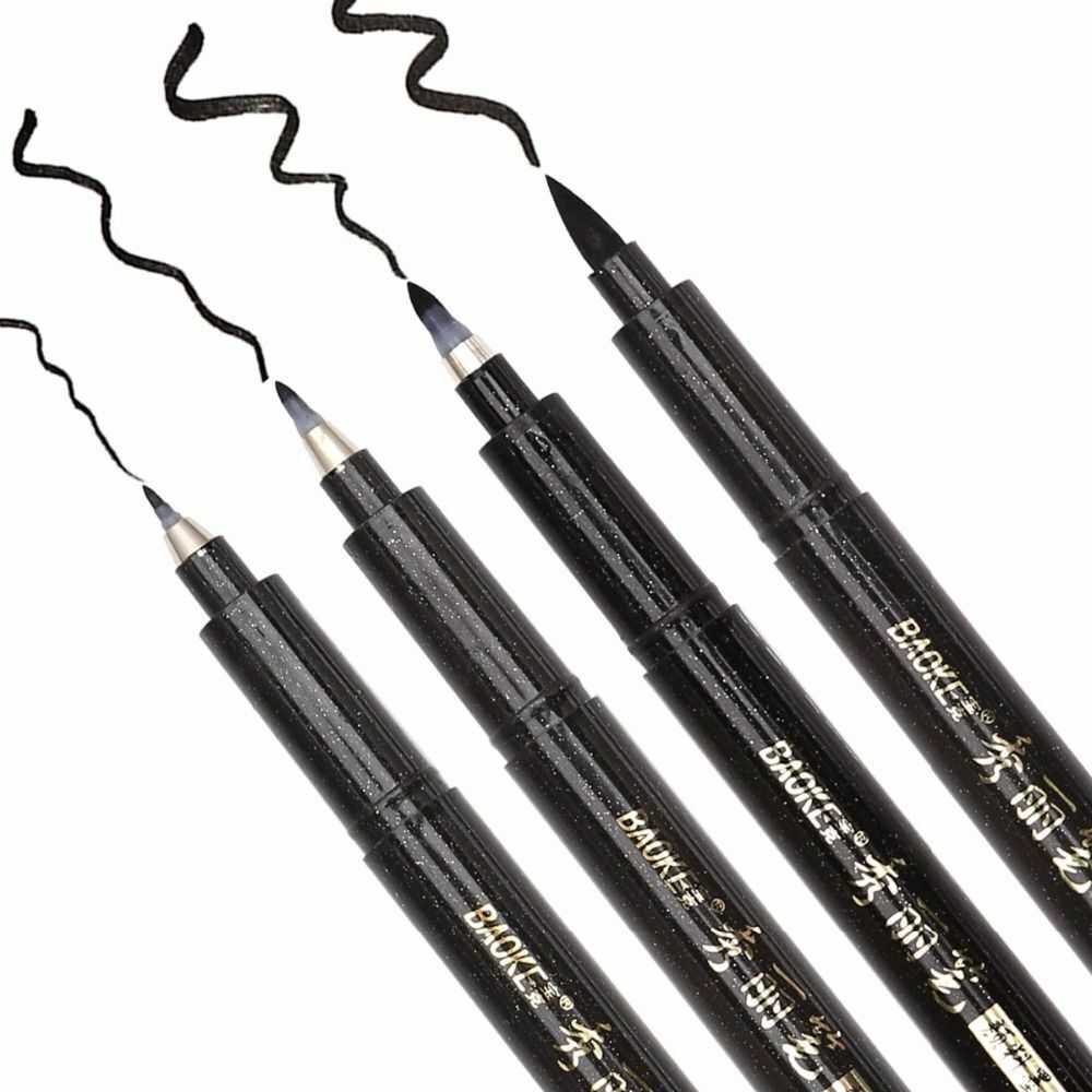 Marker Pen Calligraphy Ink Pen Paintbrush Hand Lettering Drawing Brush