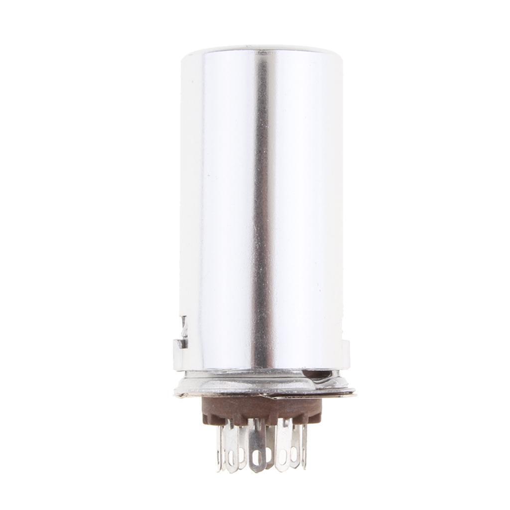 9Pin Vacuum Tube Socket w/ Aluminum Shield for 12AX7 12AU7 E88CC 6922 6n1