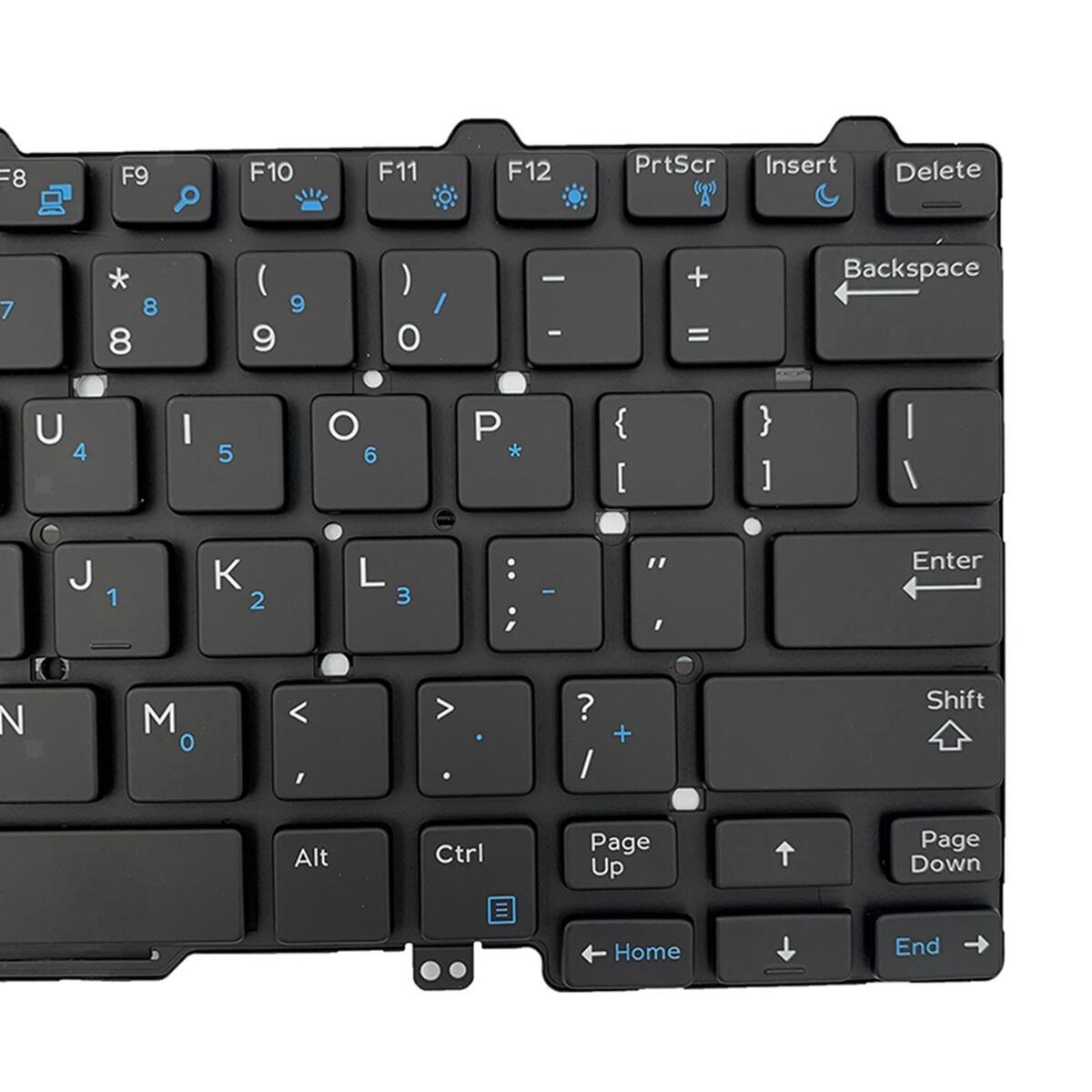 Laptop Keyboard with Backlight Black English for Latitude E5450 E7250 E7450