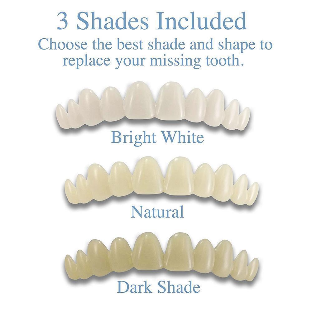 Silicone Simulated Tooth Cover Teeth Whitening Denture Paste Instant Smile