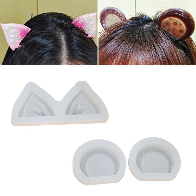 Cat Ears and Bear Ears Cute Mold  for DIY Personalized Frame Mold Crafts 2-piece