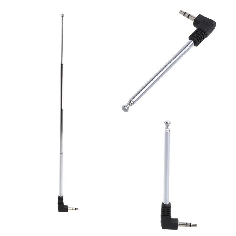 3.5mm Radio Receiver Antenna Stainless Steel Multi-Purpose Interface FM Radio