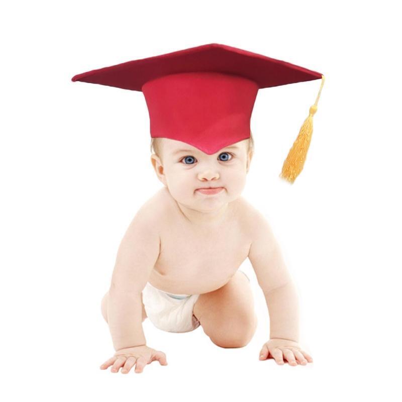 Newborn Baby Photography Props Graduation Cap for Infants Children Preschool Day