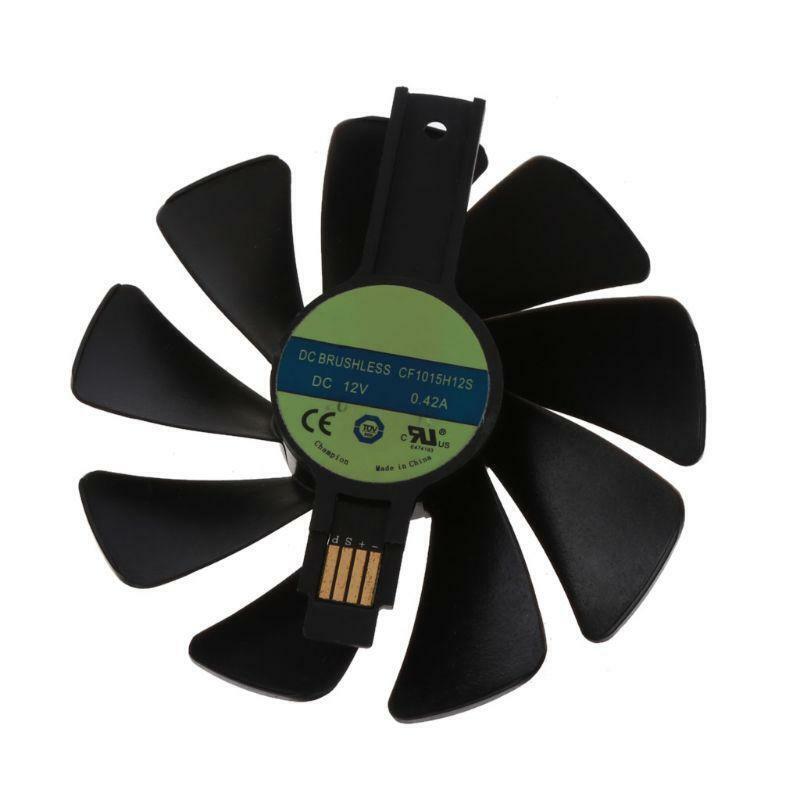 Replacement for Sapphire NITRO RX 580 480 470 4G RX Vega64 8GB Graphics Card Fan