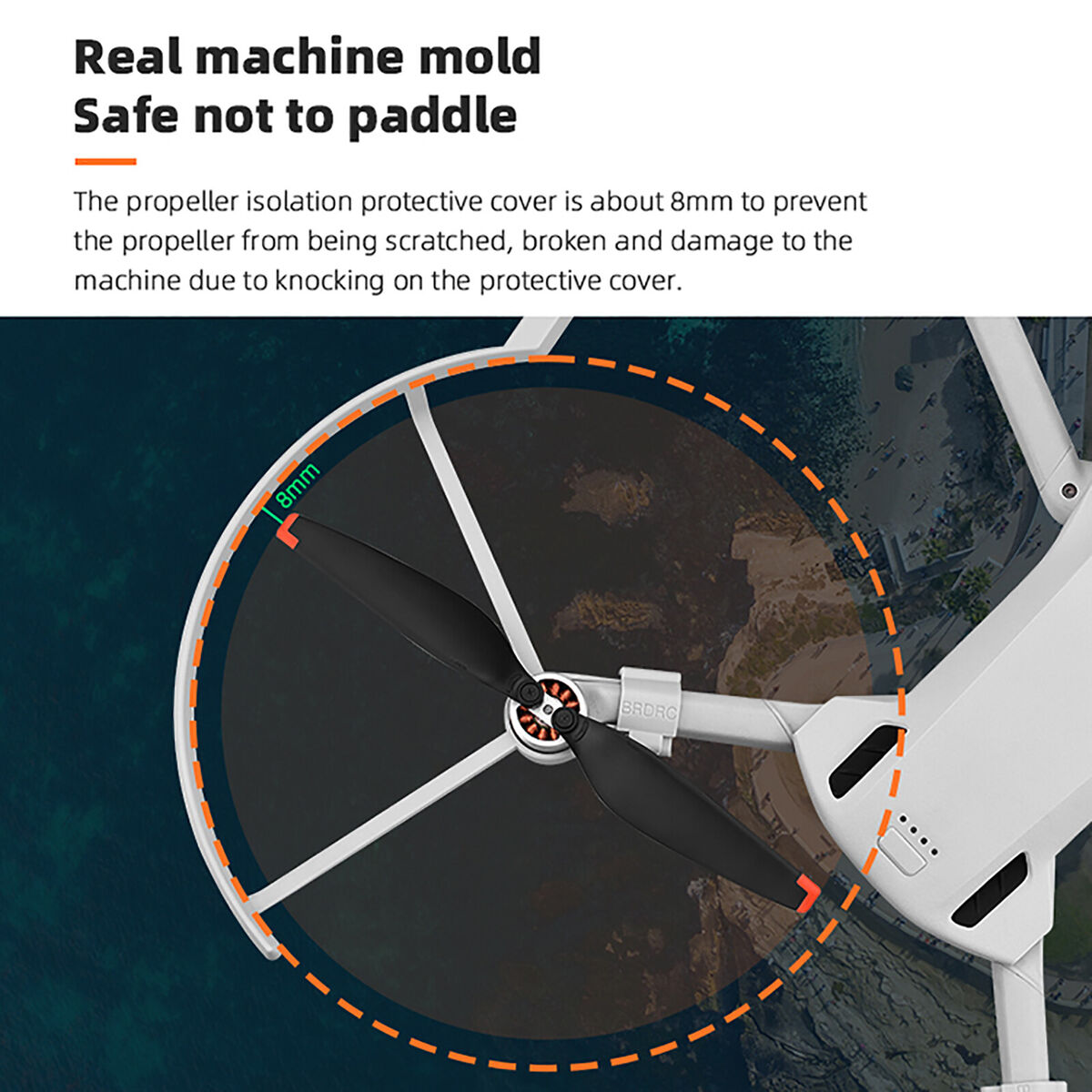 For DJI Mini 3 Pro Drone 360° Propellers Guard Anti-collision Ring Stabilizer