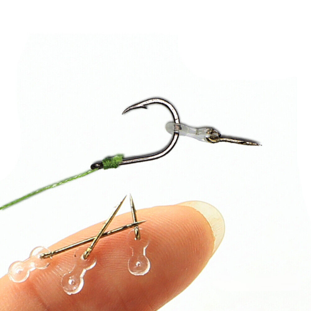 12x Fishing Bait Sting Boilies Pin w/Corn Hair Rig Carp Feeder ( 0.6x10mm)