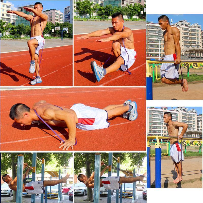 New Elastic Resistance Loop Bands for Gym Yoga Pilates Exercise Workout Fitness