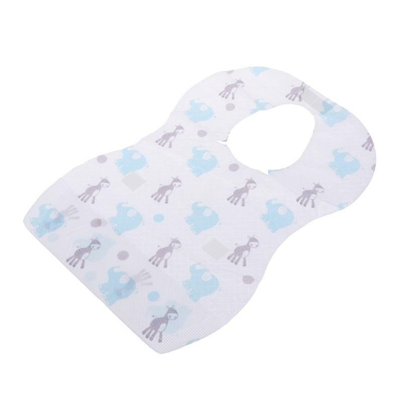 20pcs Sterile Disposable Bibs Children Baby waterproof Eat Bibs With Pocket