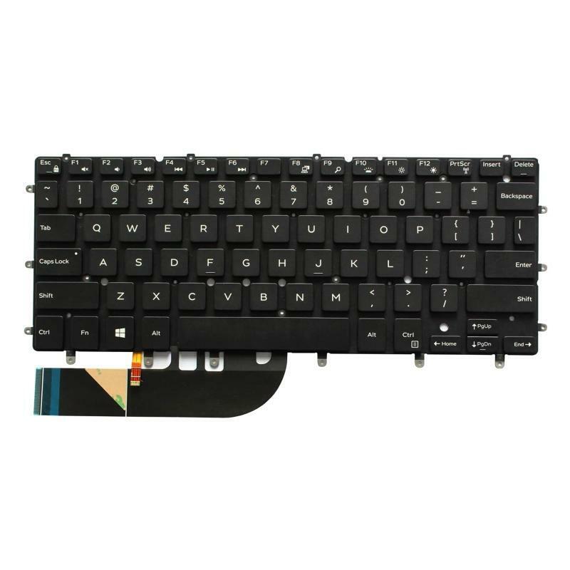 Spanish Keyboard Replacement for Dell Inspiron XPS 13 7000 7347 7348 US Layout