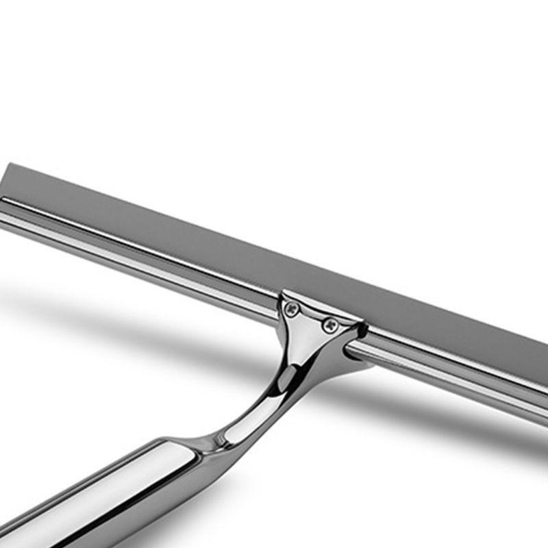 Wiper with Suction Hook Shower Glass Door Squeegee Stainless Steel Glass Window