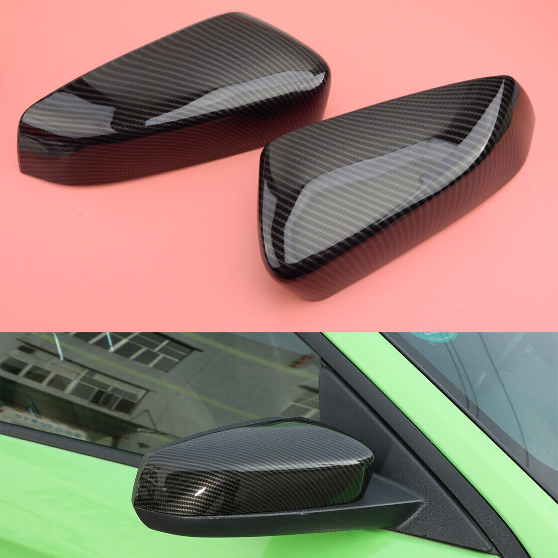 Door Wing Side Rear View Mirror Shell Cover Trim fit for Ford Mustang 2009-13