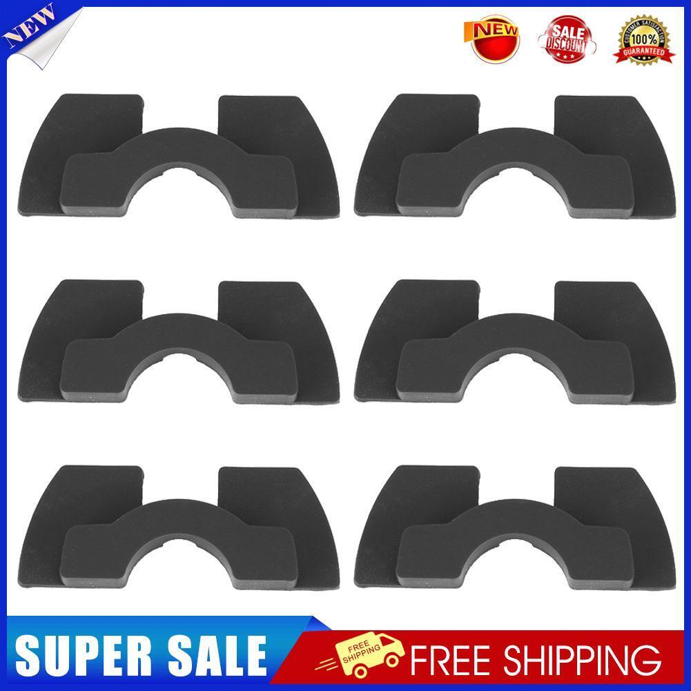 6pcs Rubber Damping Electric Scooter Vibration Damper for M365 (Black)