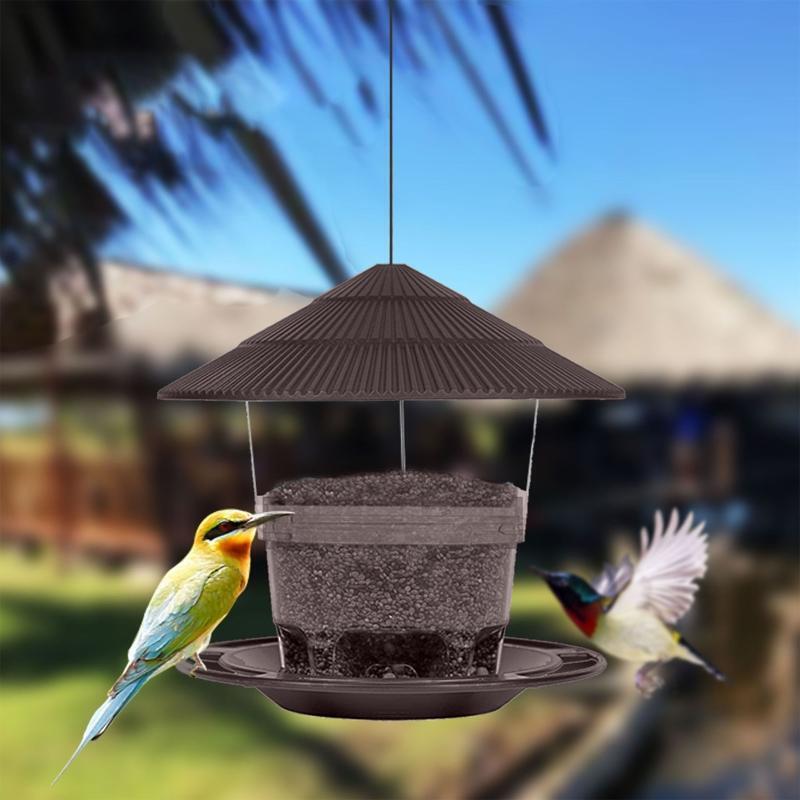 Bird Feeders for Outside Hanging Foldable Wild Bird Feeders Squirrel Proof