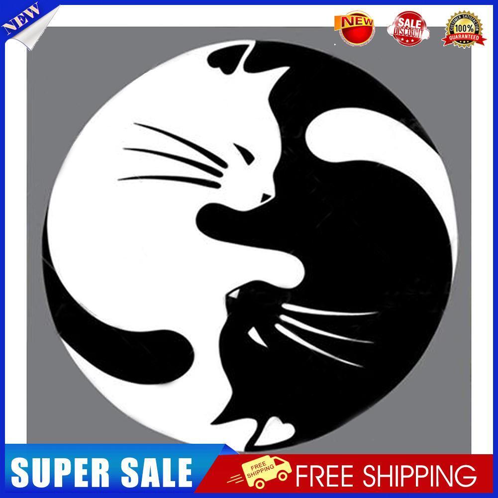 Black White Cat 5D Diamond Painting Embroidery DIY Cross Stitch Home Decor