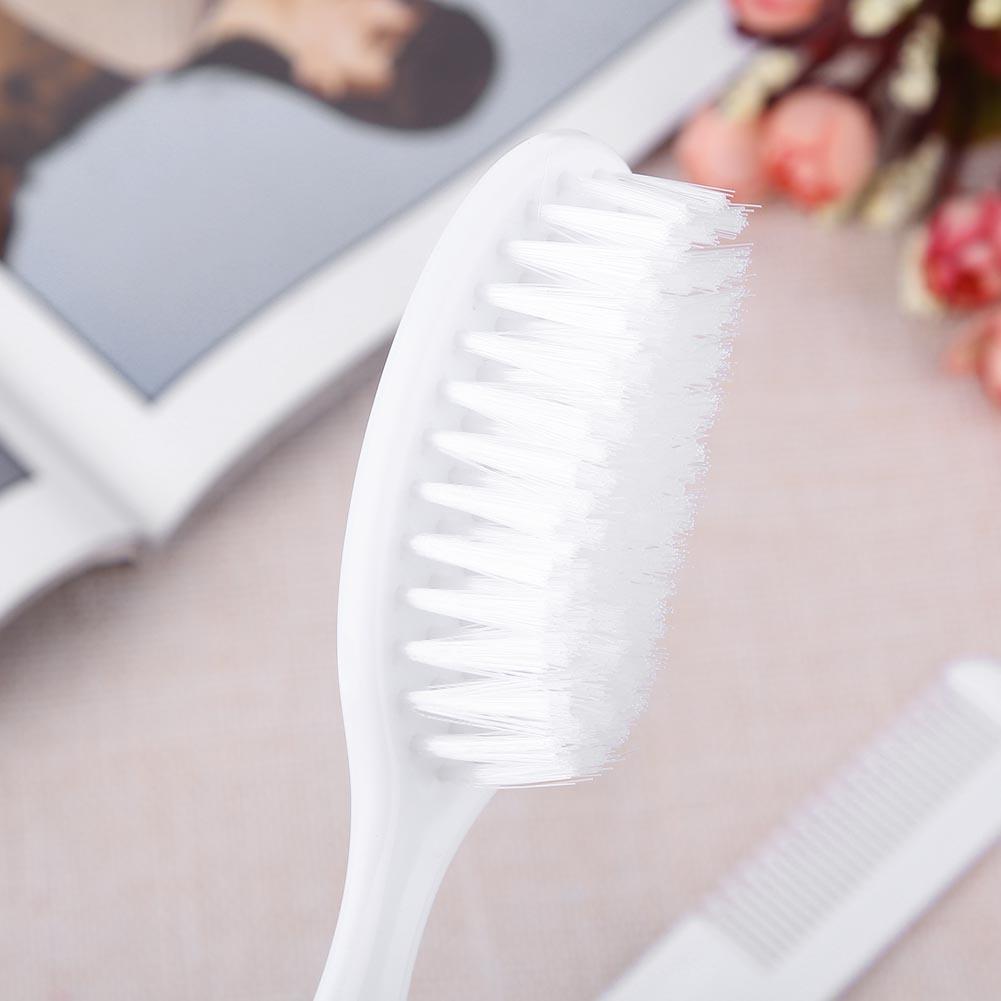 2pcs/Set Newborn Baby Hair Comb+Brush Soft Infant Head Massager Hair Care