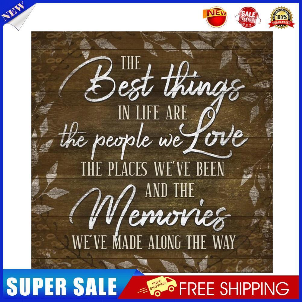 5D Diamond Painting Kit Best Things in Life Full Square Drill DIY Picture